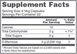 D-Mannose 500 mg 90 ct