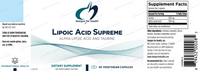 Lipoic Acid Supreme 300 mg 60 ct