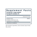 Astragalus Root Extract 90 ct