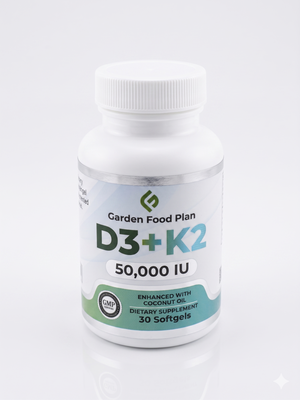 Vitamin D3 + K2 30 caps 50000 IU