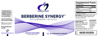 Berberine Synergy 60 ct