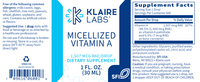 Micellized Vitamin A 1 oz Bottle